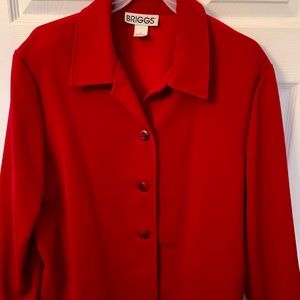 Woman’s Red Blazer Jacket